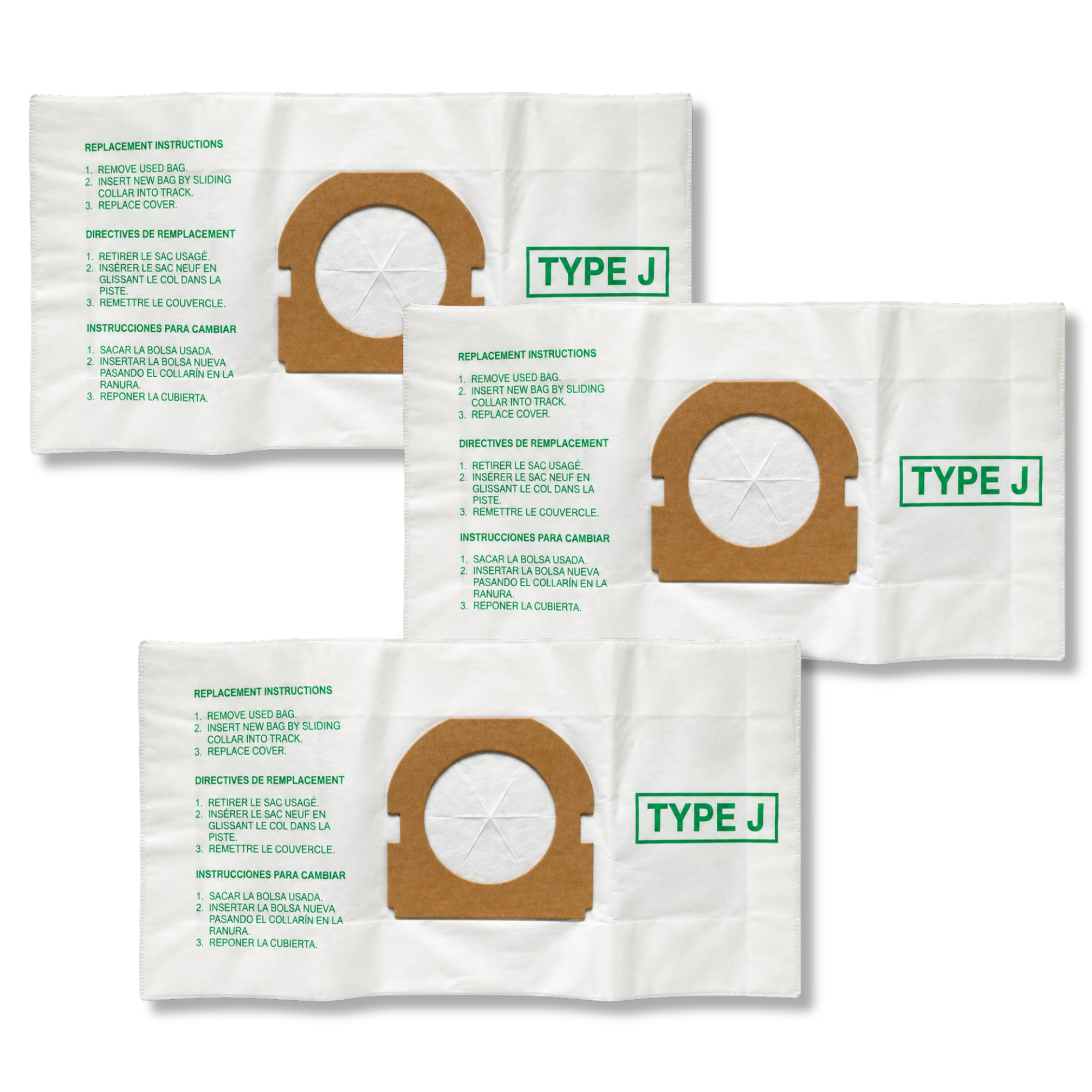 VacBagsUSA Hoover Type J Vacuum Bags Replaces #4010010J #405396 - VacBagsUSA